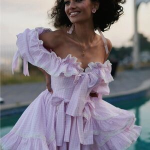 SOLD Selkie mini carriage dress.